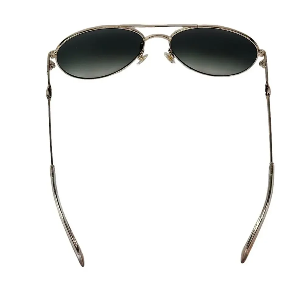 Kate Spade joshelle 60mm aviator sunglasses (Gold/ Nude/ Green)